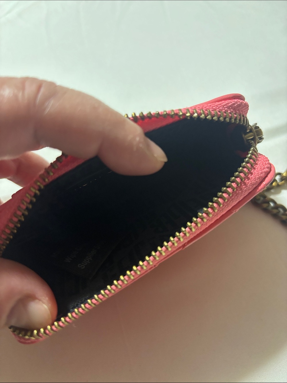 Kurt Geiger Pink Quilted Chain Shoulder Bag - Picture 5 of 5